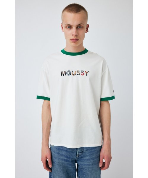 PU MOUSSY TRIM Tシャツ | MOUSSY（マウジー）の通販 - &mall