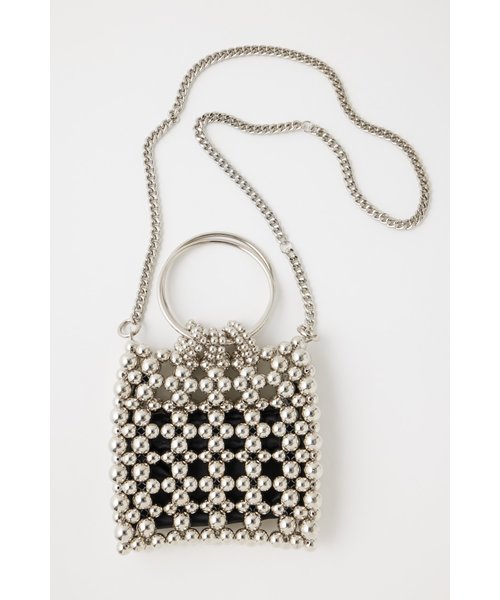 SILVER BEADED MINI バッグ | MOUSSY（マウジー）の通販 - &mall