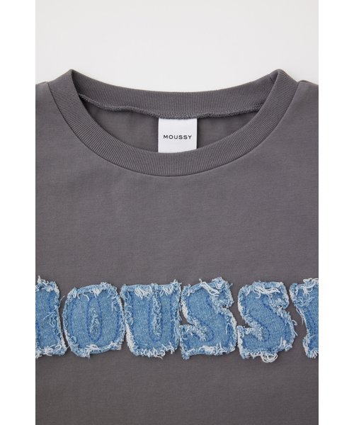 PATCH DENIM MOUSSY TINY Tシャツ | MOUSSY（マウジー）の通販 - &mall