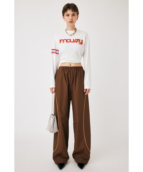 MOUSSY POP LOGO LS Tシャツ