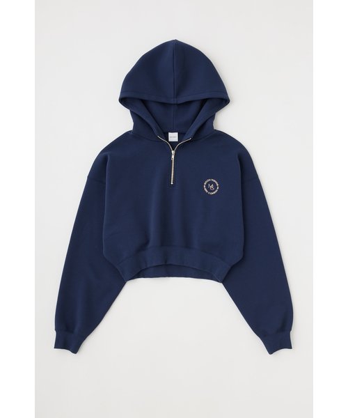 HALF ZIP LOGO フーディー | MOUSSY（マウジー）の通販 - &mall