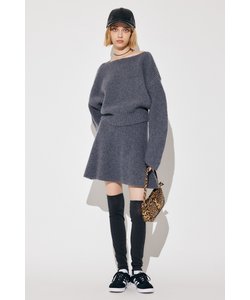 WOOL KNIT ミニスカート