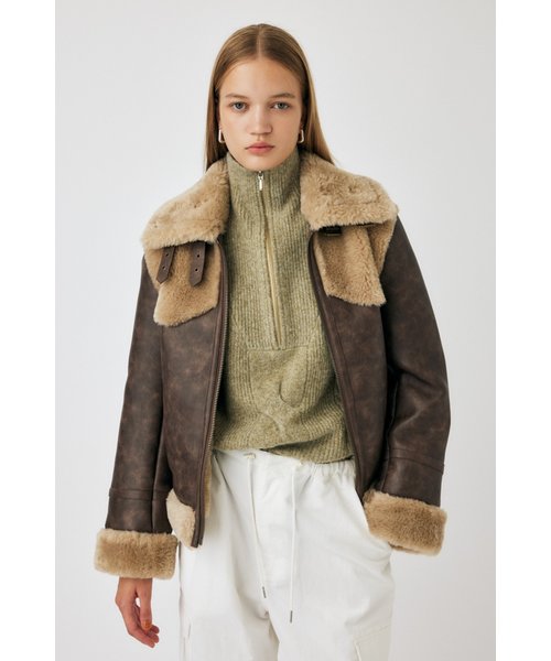 F／SHEARLING ジャケット | MOUSSY（マウジー）の通販 - &mall