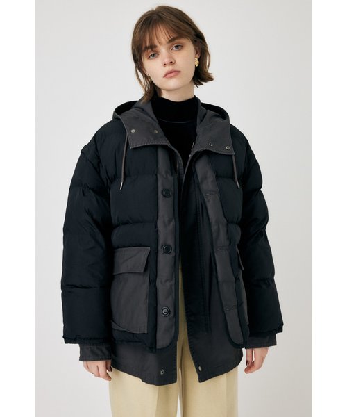 MILITARY LAYERED PUFFER ジャケット