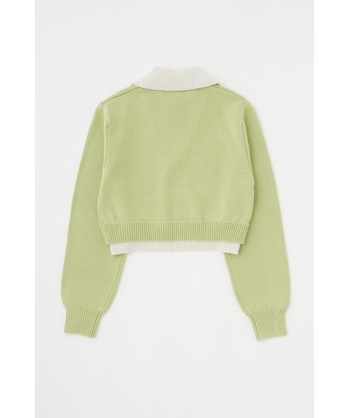 LAYERED HALF ZIP セーター | MOUSSY（マウジー）の通販 - &mall