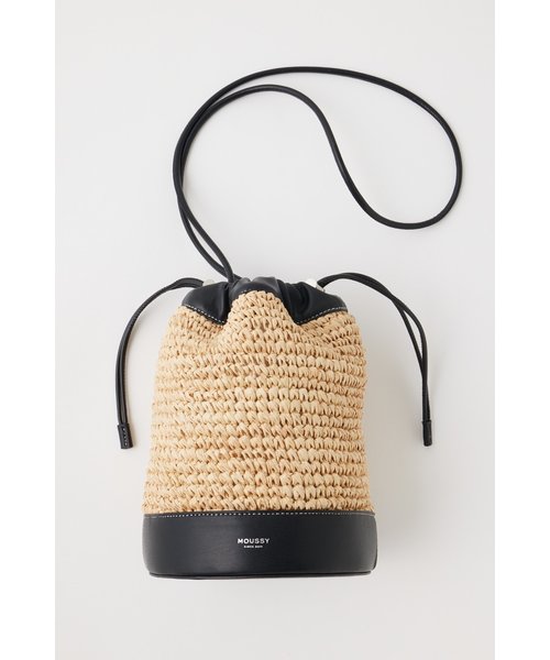 RAFFIA BUCKET バッグ