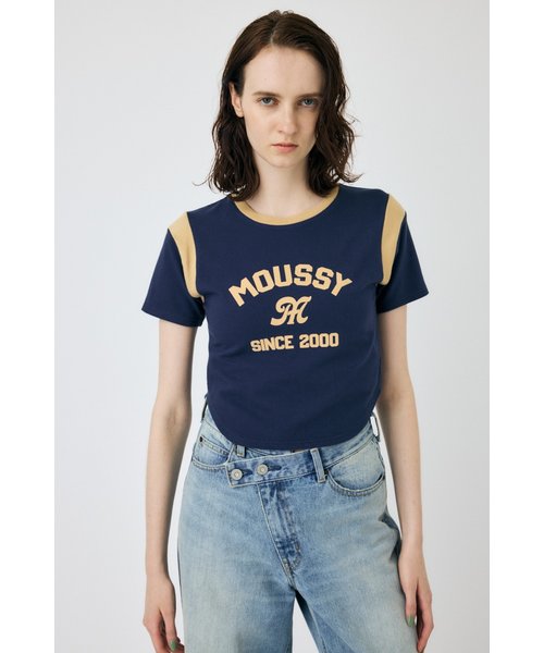 MOUSSY SWITCHING Tシャツ