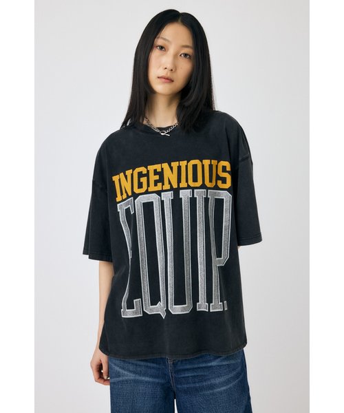 ROUND HEM LOGO LOOSE Tシャツ