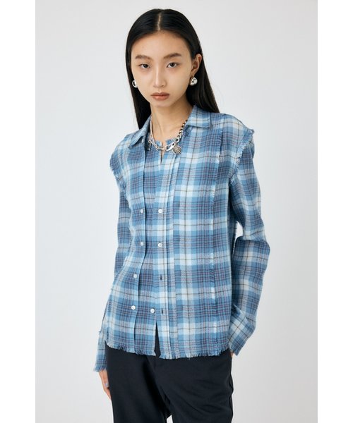 DOUBLE FRONT TARTAN シャツ