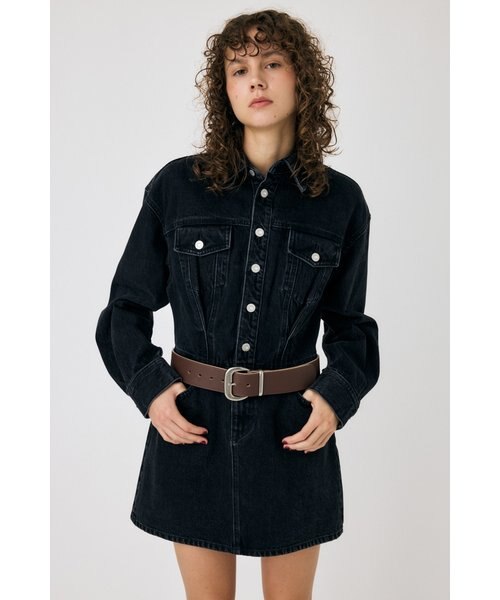 WAIST TUCK REMAKE ミニドレス | MOUSSY（マウジー）の通販 - &mall