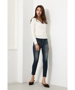 Washable VN RIB Knit TOP