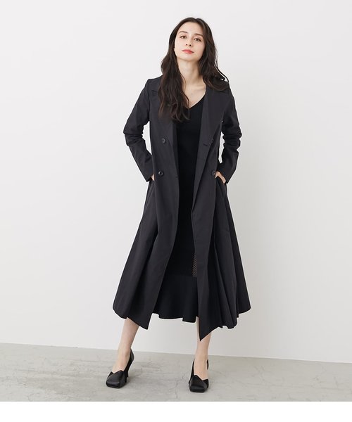 Side pleats trench CT
