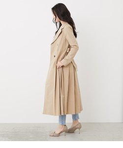 Side pleats trench CT