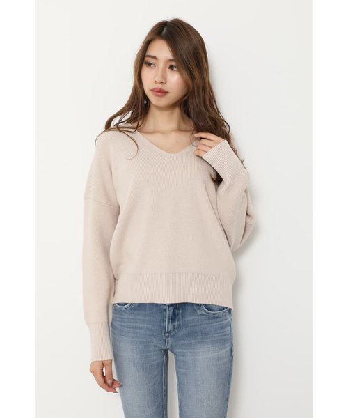 V N／C Loose Knit TOP | rienda（リエンダ）の通販 - &mall