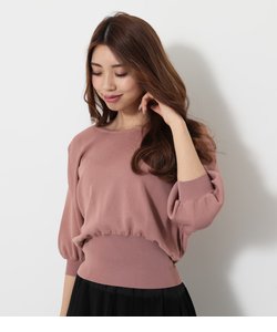 H／WレースアップKnit TOP