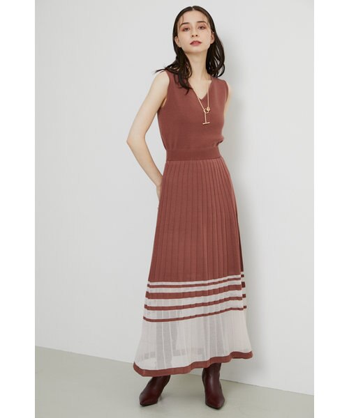 シアーボーダーknit Op Rienda リエンダ の通販 Mall