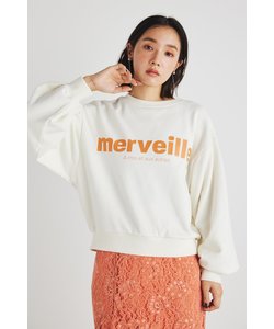 merveilleロゴスウェットTOP