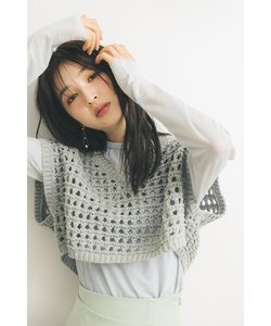 クロップドベストKnit TOP