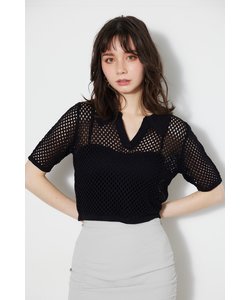 メッシュシャツKnit TOP