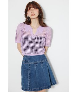 メッシュシャツKnit TOP