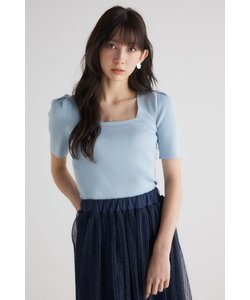 スクエアNCウォッシャブルKnit TOP