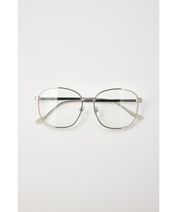 シルバーフレームスクエアeyewear