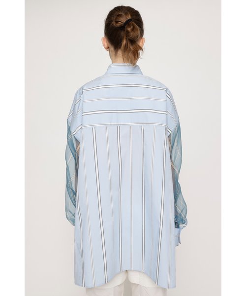 SHEER SLEEVE シャツ | SLY（スライ）の通販 - &mall