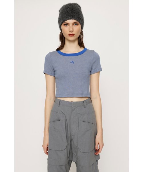 SLY LOGO CROP Tシャツ | SLY（スライ）の通販 - &mall