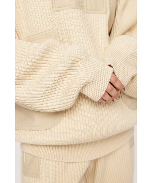 KNIT x WOVEN PULLOVER | SLY（スライ）の通販 - &mall