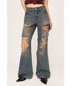 L／W TORE IT UP FLARE JEANS-B