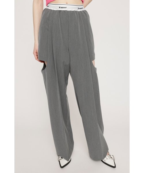SIDE HOLE RELAX TROUSERS