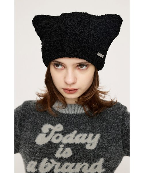 MOLE YARN KITTY BEANIE