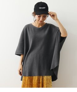 ピグメントワッフルポンチョTシャツ