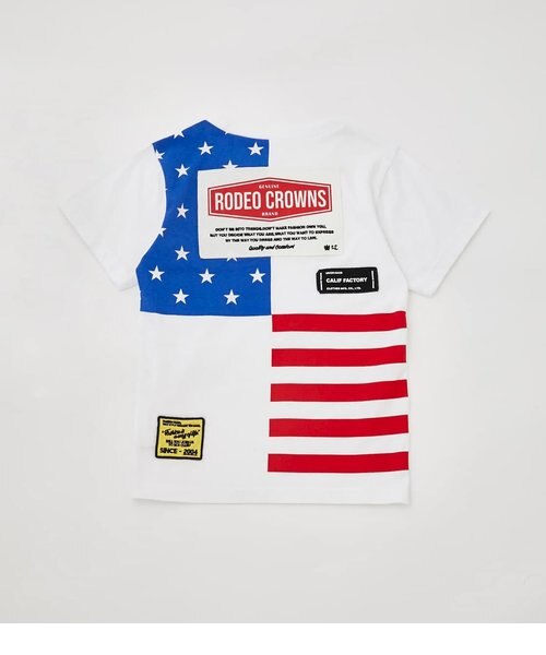 キッズバックUSフラッグTシャツ | Rodeo Crowns/RODEO CROWNS WIDE 