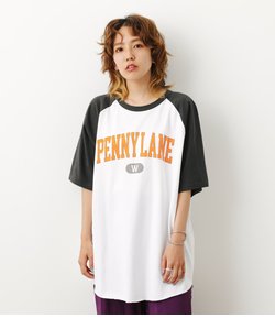 カレッジラグランTシャツ