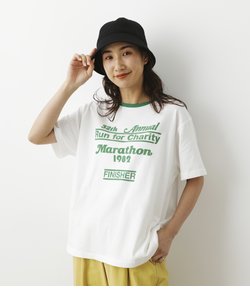 82MarathonリンガーTシャツ