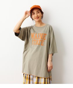 カレッジフッドボールチュニックTシャツ