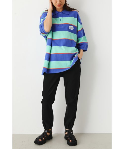 【UNISEX】SHARE BORDER BIG POLOシャツ