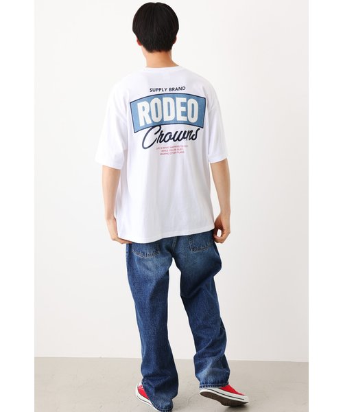 メンズデニムアップリケTシャツ | Rodeo Crowns/RODEO CROWNS WIDE