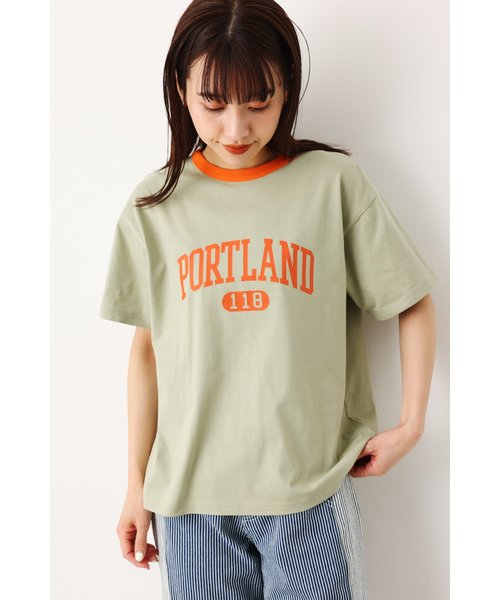 カレッジアソートリンガーTシャツ