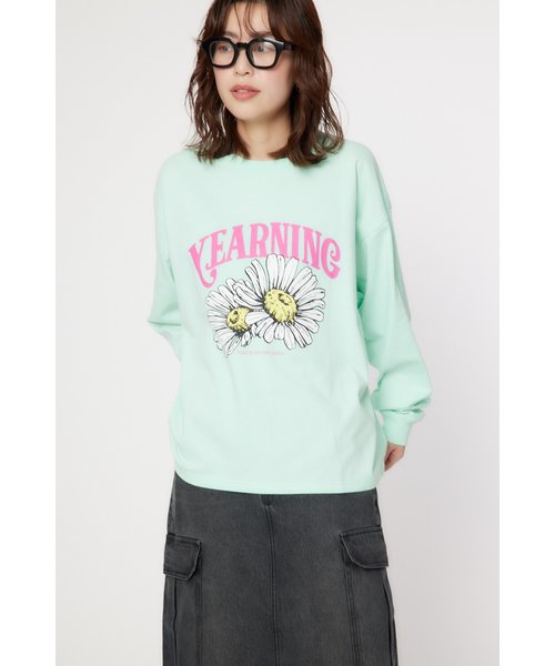 YEARNING FLOWER L／S Tシャツ