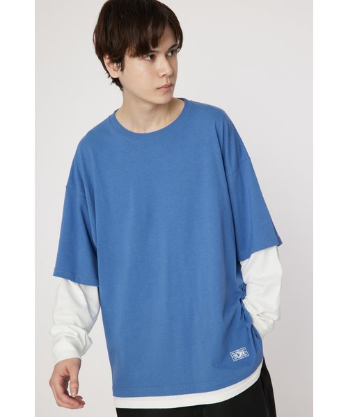 ロゴレイヤードL／S Tシャツ