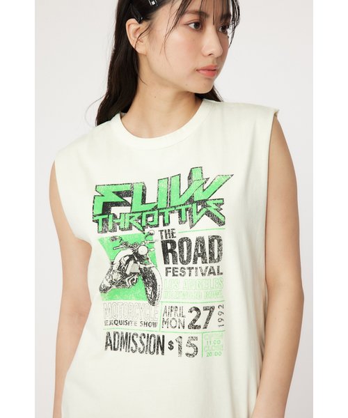 G／O FULLTHROTTLE ノースリーブTシャツ