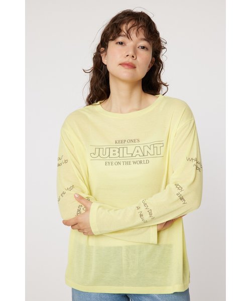 JUBILANTシアーL／S Tシャツ