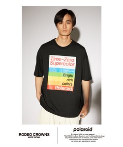 Polaroid ボックスロゴTシャツ