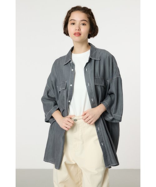 【選べるSET対象】Supple DENIM LOOSE シャツ