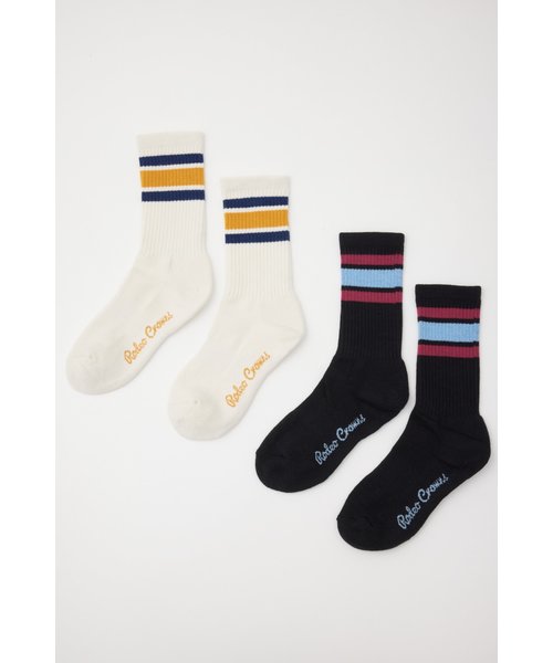 COLOR LINE SOCKS 2P