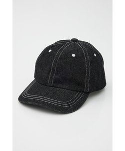 washed-denim CAP