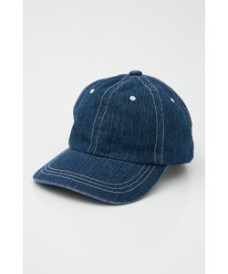 washed-denim CAP