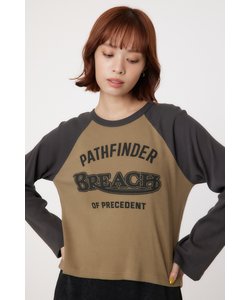 Breachラグランリブ ロングTシャツ